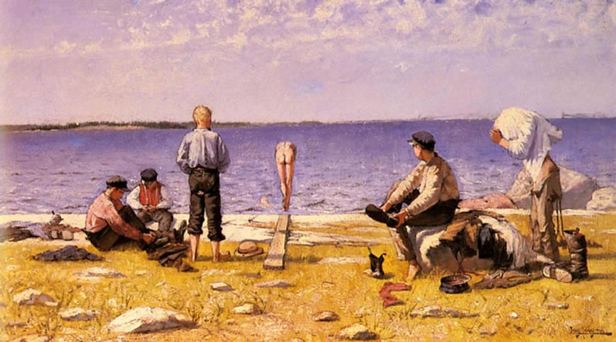 Boys on the beach (Мальчики на берегу)