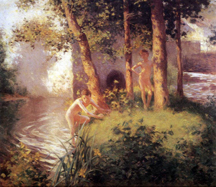 The Bathing Pool (Место для купания), 1886