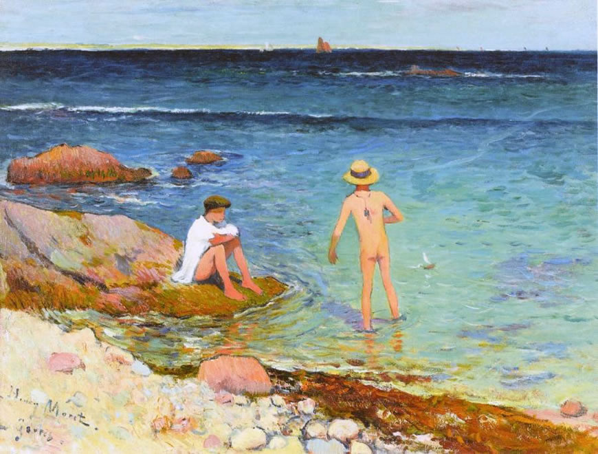 Bathers at Gavres (Купающиеся у Гавра), 1892