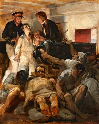 Study for ‘Cholera aboard the Melpomène’ (эскиз к картине «Холера на борту Мельпомены»), 1833–1834