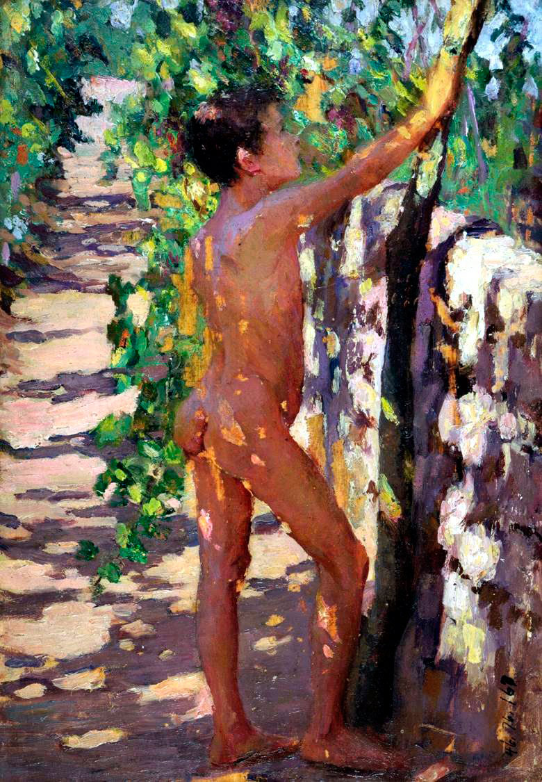 Study for Boys Picking Grape at Capri (Эскиз мальчиков, собирающих виноград на Капри), c.1906