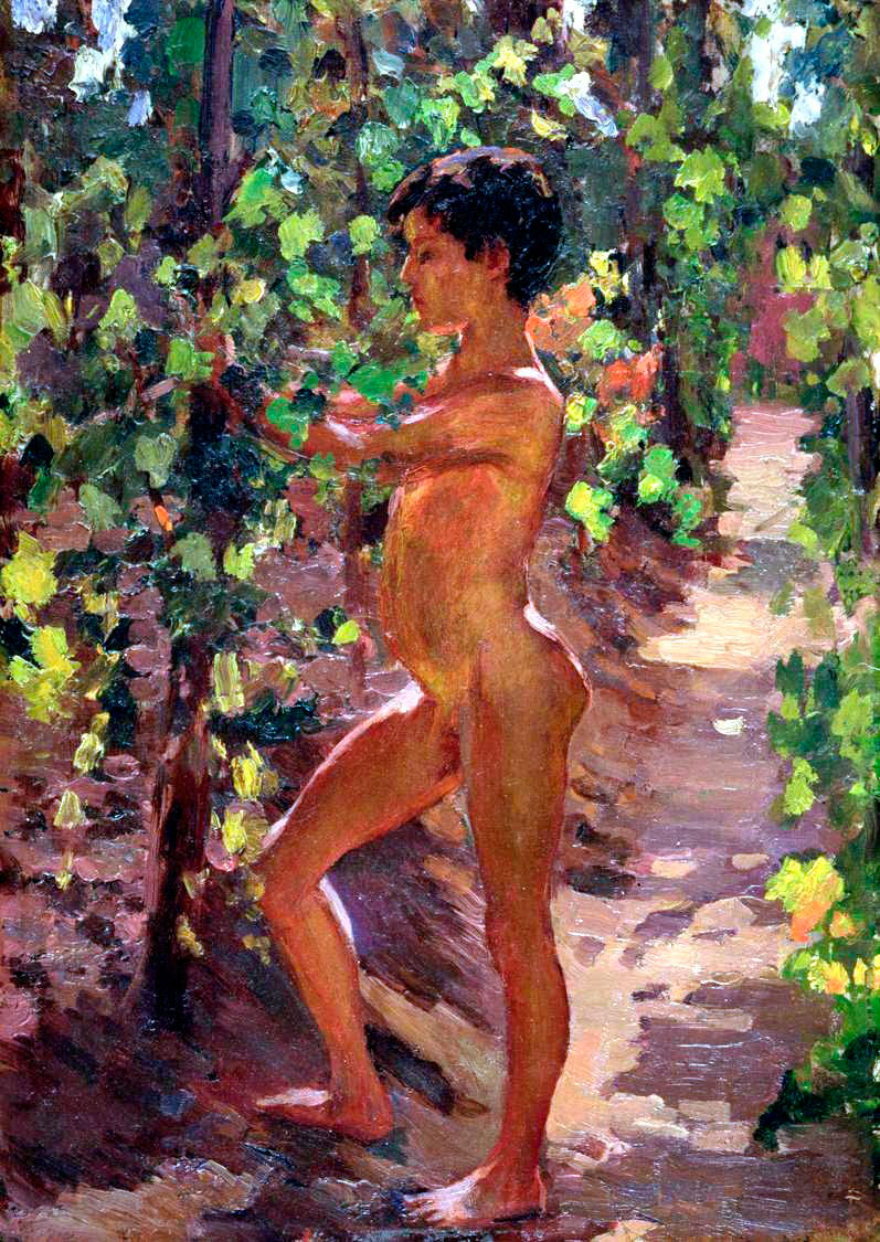 Study for Boys Picking Grape at Capri (Эскиз мальчиков, собирающих виноград на Капри), c.1906