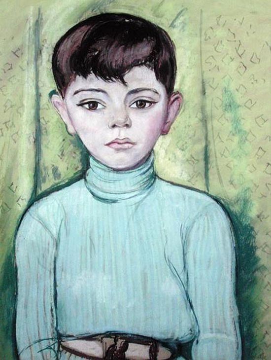 Portrait of Michel Pehovilth as a boy (Портрет Майкла Пеовилта мальчиком)