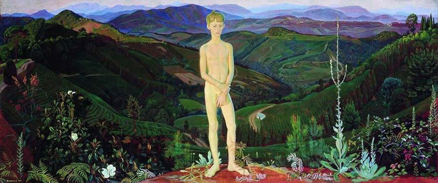 Мальчик и горы (The boy and mountains), 1972