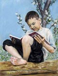 Reading boy