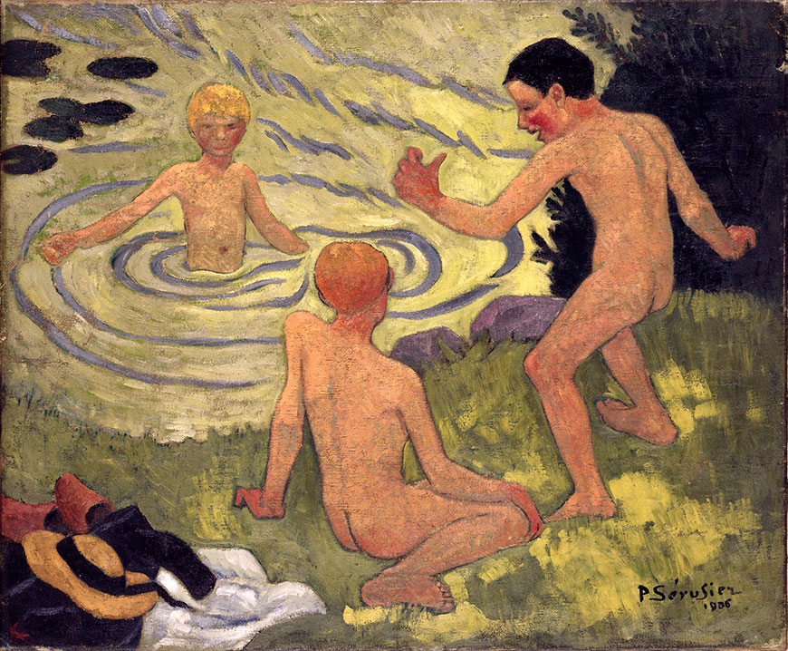 Enfants a la barque (Мальчики на речном берегу), 1906