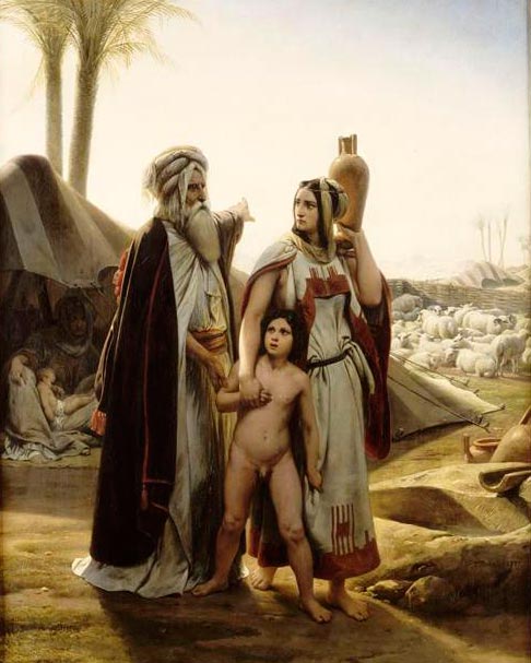 Abraham Turning Away Hagar (Абрахам посылает Агарь в дорогу), 1837