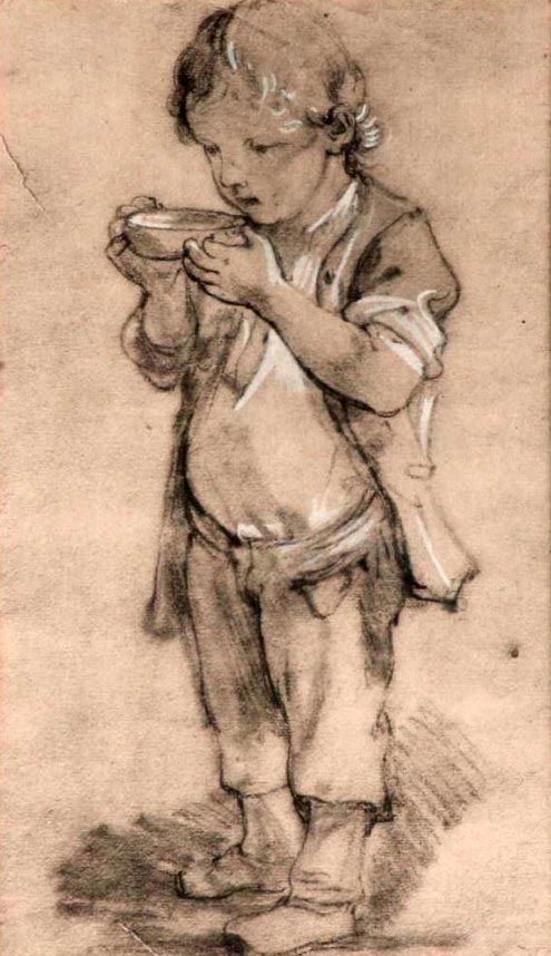 Young Boy Drinking (Пьющий мальчик)
