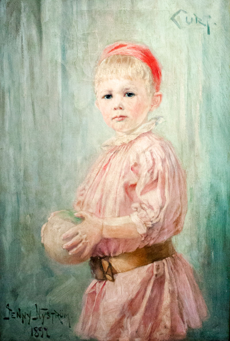 Portrait of the four year old son of the painter, Curt (Портрет четырёхлетнего сына художницы, Курта), 1897