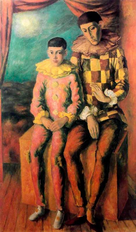 Harlequin and his son (Арлекин и его сын), c.1950