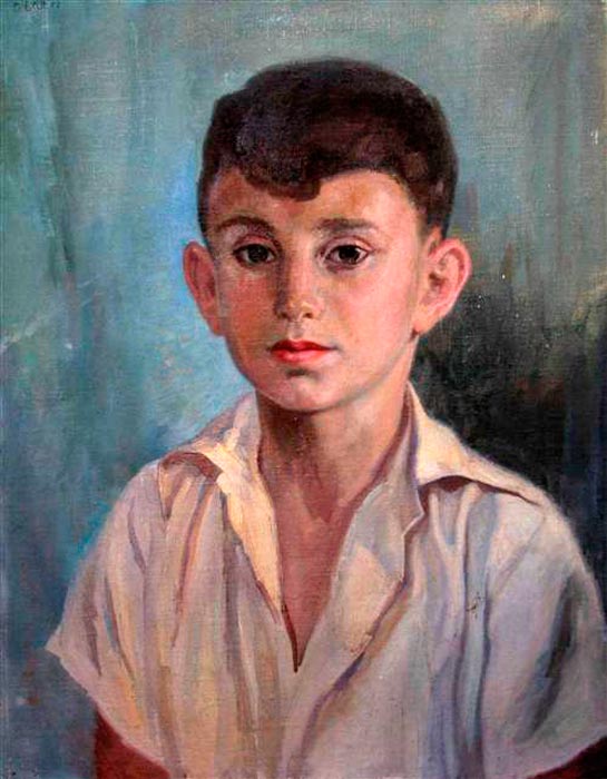 Portrait of a boy - Paul Simmons Aged 13 (Портрет мальчика - Пол Симмонс в 13 лет)