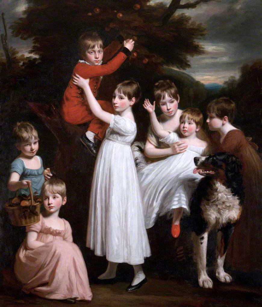 William Brodie, Later 22nd Laird, with His Brothers, Sisters and a Dog (Уильям Броди, будущий 22-й Лэрд, со своими братьями, сестрами и собакой) 