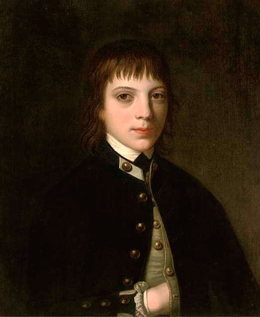 Portrait of Admiral Sir Graham Moore, as a midshipman (Портрет адмирала сэра Грэма Мура, когда тот был мичманом)