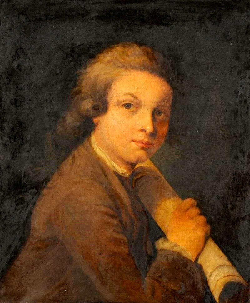 Portrait of a Young Boy, half length, wearing a brown coat, a document in his right hand (Поясной портрет мальчика в коричневом камзоле, с документом в правой руке)