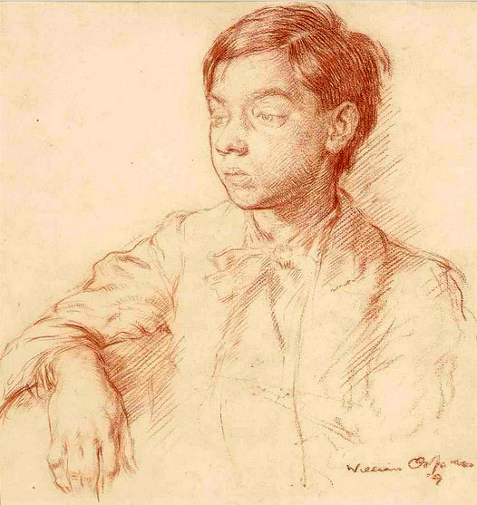 Portrait of a young boy (Портрет мальчика), 1909