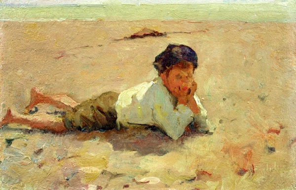 Boy on Shore (Мальчик на берегу), 1886