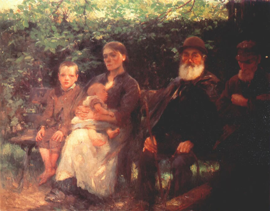 A Scene in the Phoenix Park (Сцена в Феникс-парке), c.1890