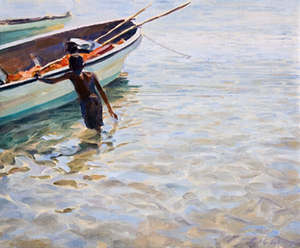 Boy with a Boat (Мальчик с лодкой), 2008