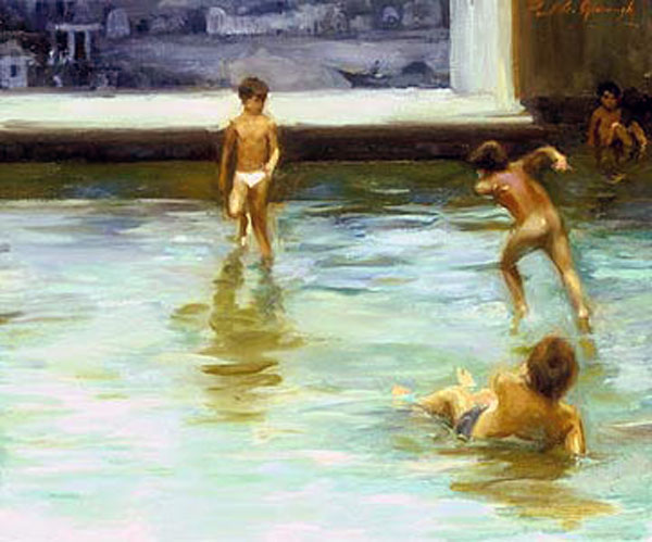 Portuguese Wading Boys (Португальские плещущиеся мальчики), 2000