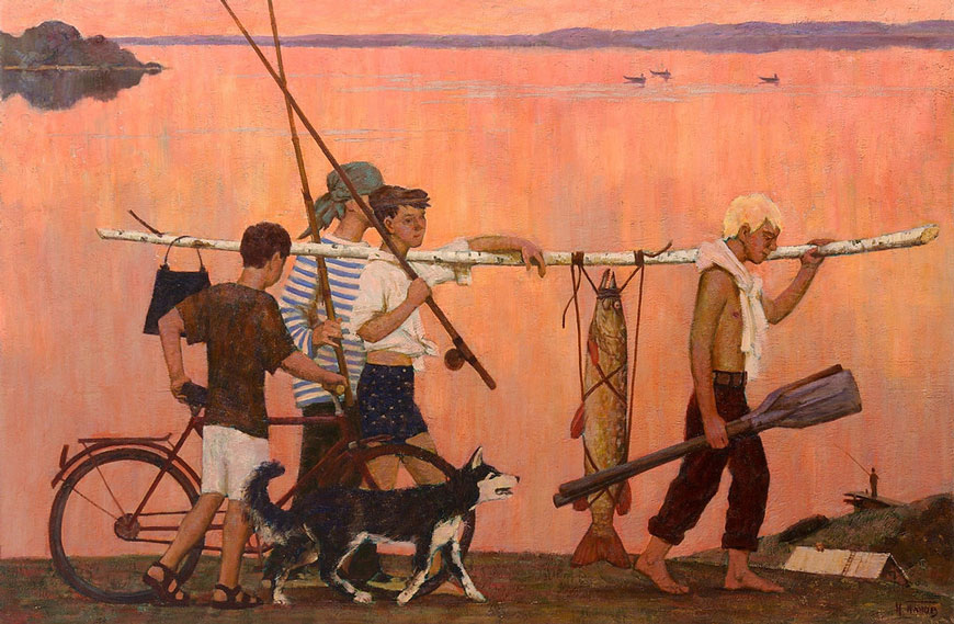 Возвращение с рыбалки (Return from fishing), 2006