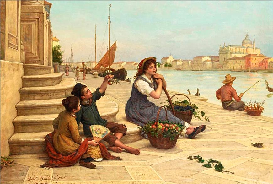 A Venetian fruit-seller (Венецианский продавец фруктов)