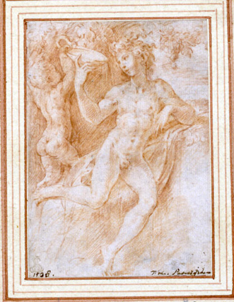 Bacchus mit Putto (Бахус и Путто), c.1531