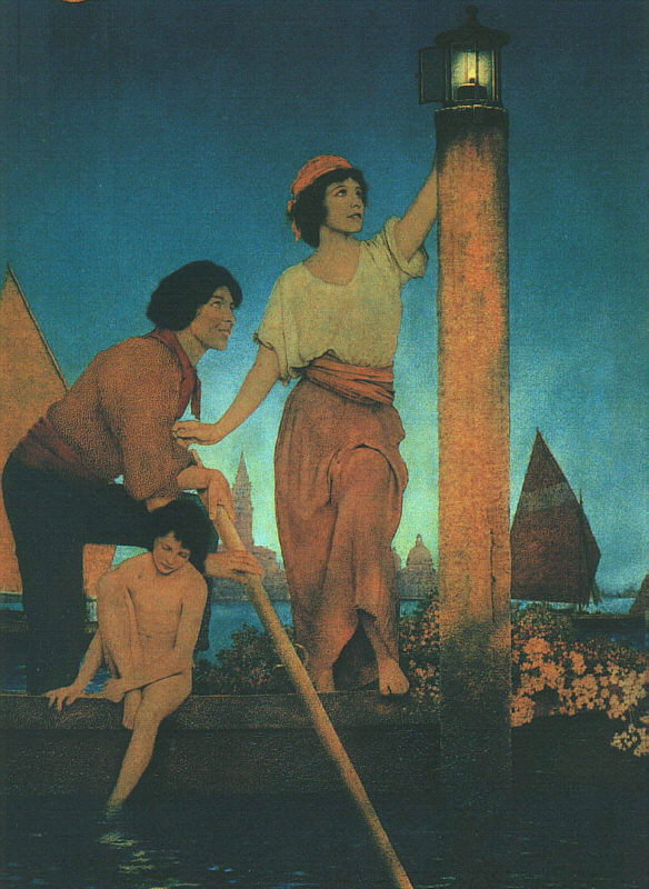 Venetian Lamplighter (Венецианские фонарщики), 1922