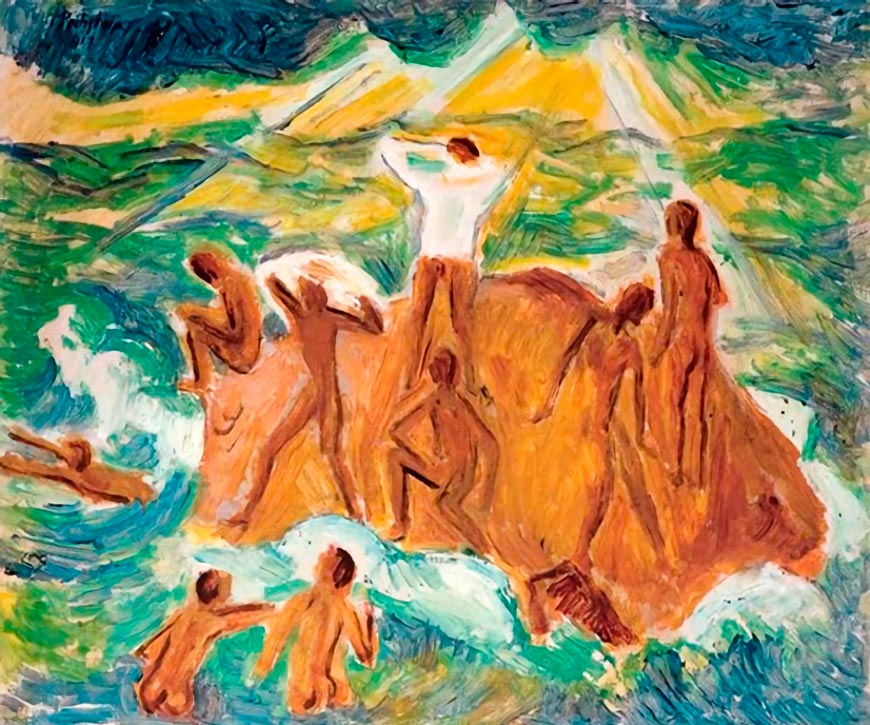 Badende Jungen (Купающиеся мальчики), 1917