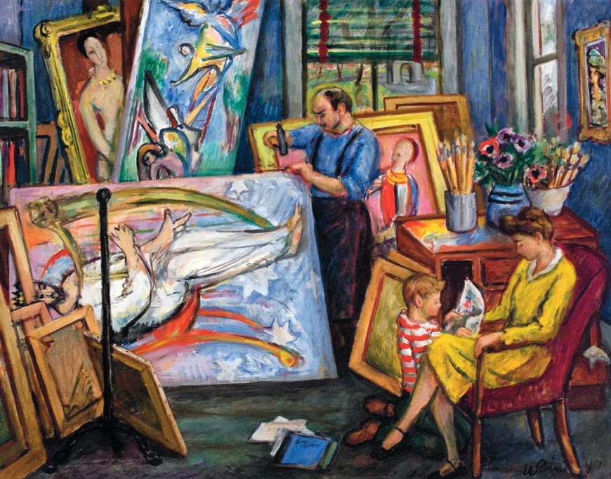 Interior of Manfred Schwartz's Studio (Интрерьер студии Манфреда Шварца), 1947