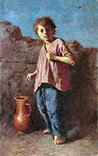 ПЕРОВ (PEROV) В.Г. - Мальчик, готовящийся к драке (The boy, preparing to fight), 1866