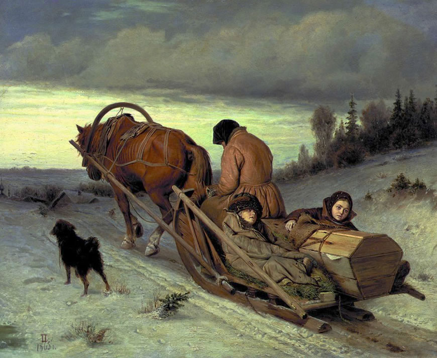 Проводы покойника (Rural funeral), 1865