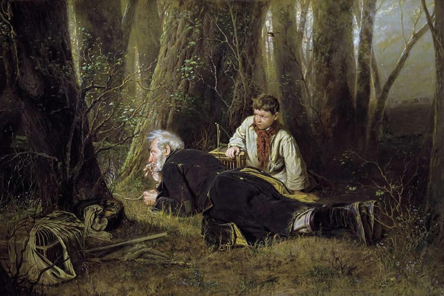 Птицелов (The Bird-Catcher), 1870