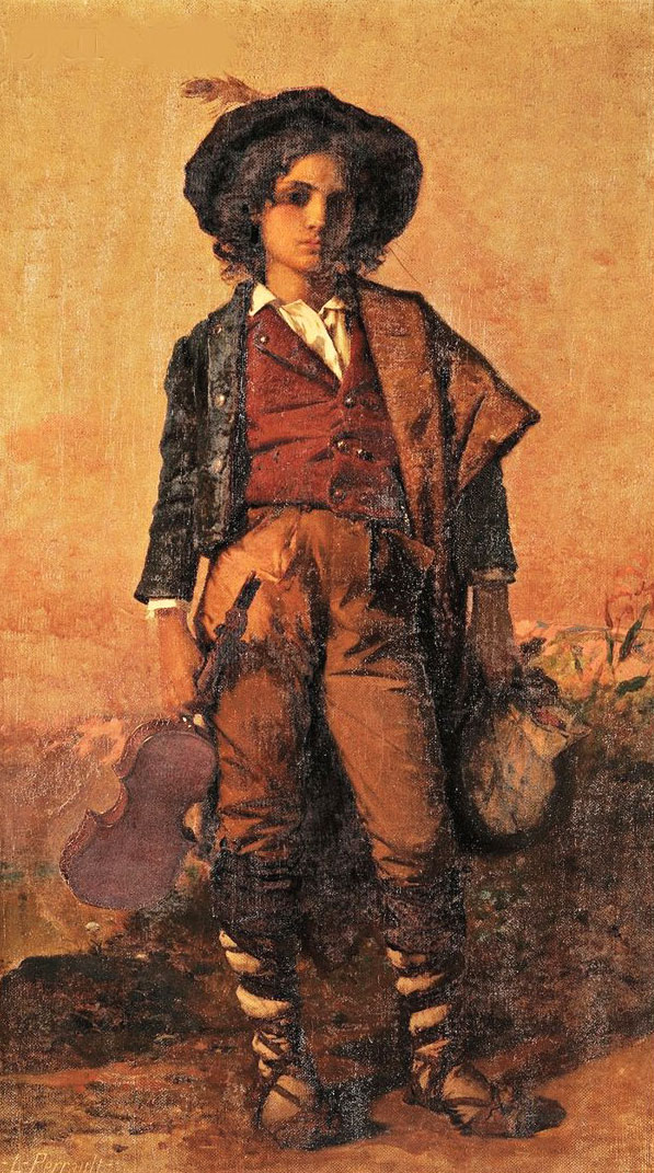 Boy with a violin (Мальчик со скрипкой), 1875