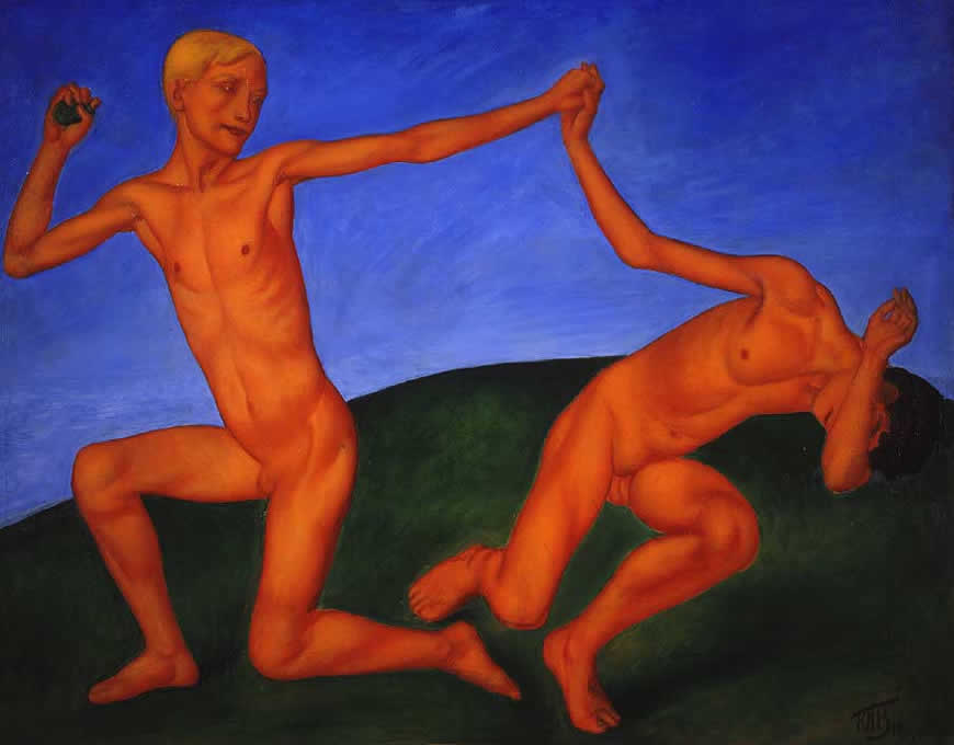 Играющие мальчики (Playing Boys), 1911