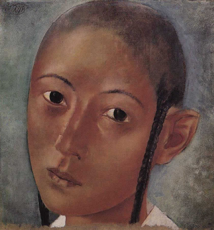 Голова мальчика-узбека (Head boy Uzbek), 1921