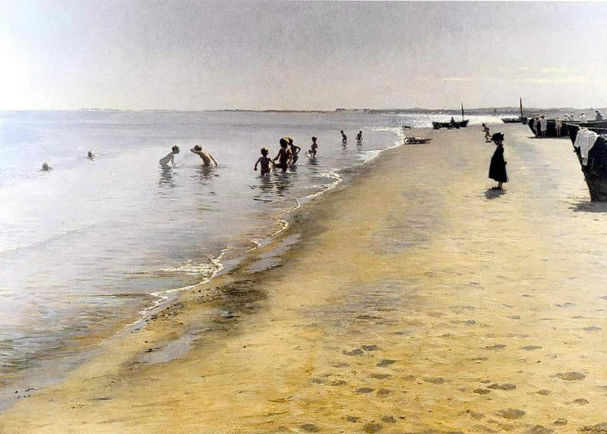 Dia de verano en Skagen (На берегу Скагена), 1884