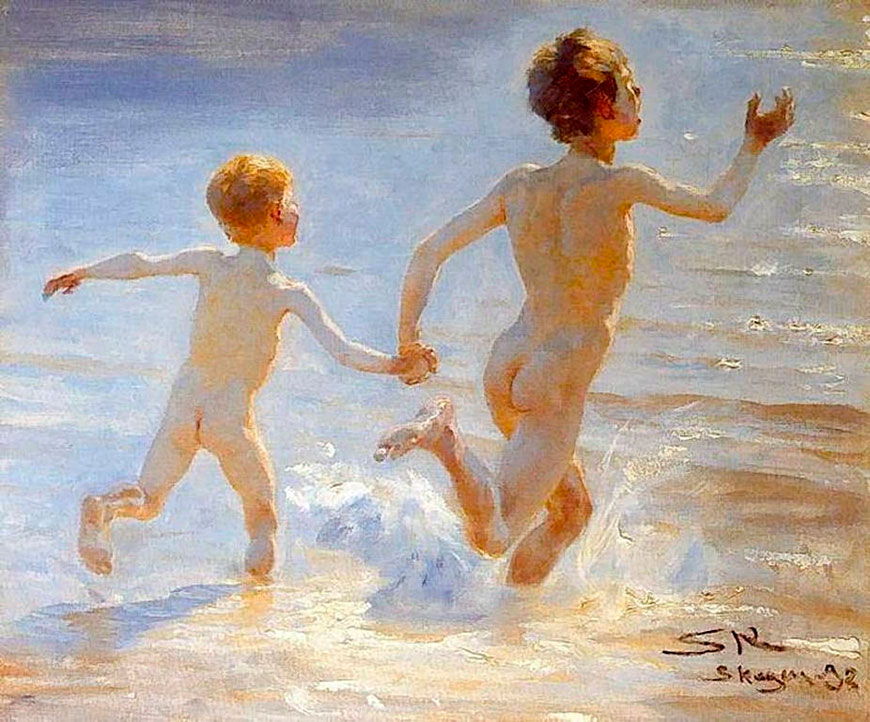 Beach of Skagen (На пляже Скагена), 1892