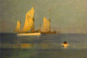 Boys bathing at Skagen. Summer evening, 1899 (Купание мальчиков в Скагене. Летний вечер) 1899