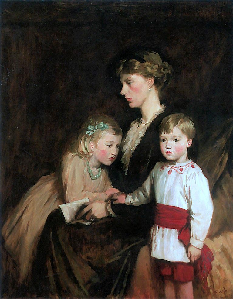 Portrait of a mother and children (Портрет матери с детьми)