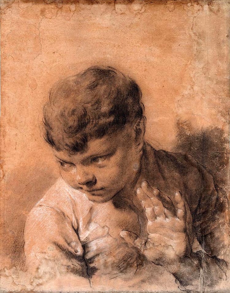 A portrait of the Artist's son Giacomo (Портрет сына художника Джакомо), c.1735