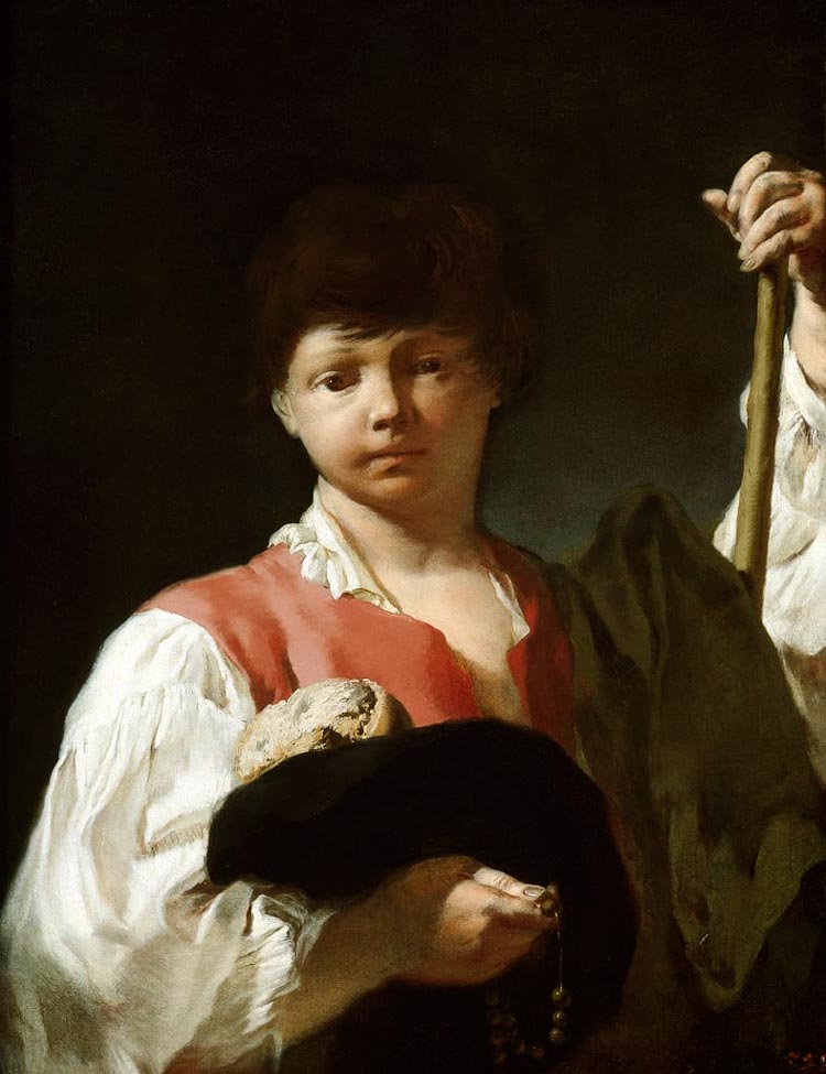 The beggar boy / The young pilgrim (Мальчик-попрошайка / Юный пилигрим), 1738-1739