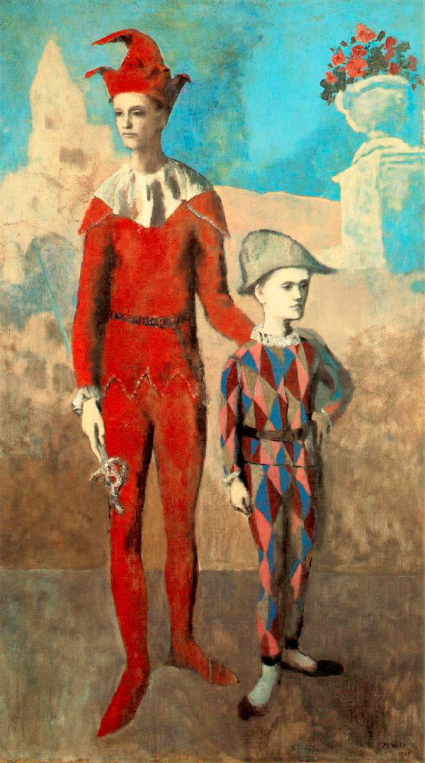 Acrobat and Harlequin (Акробат и Арлекин), 1905