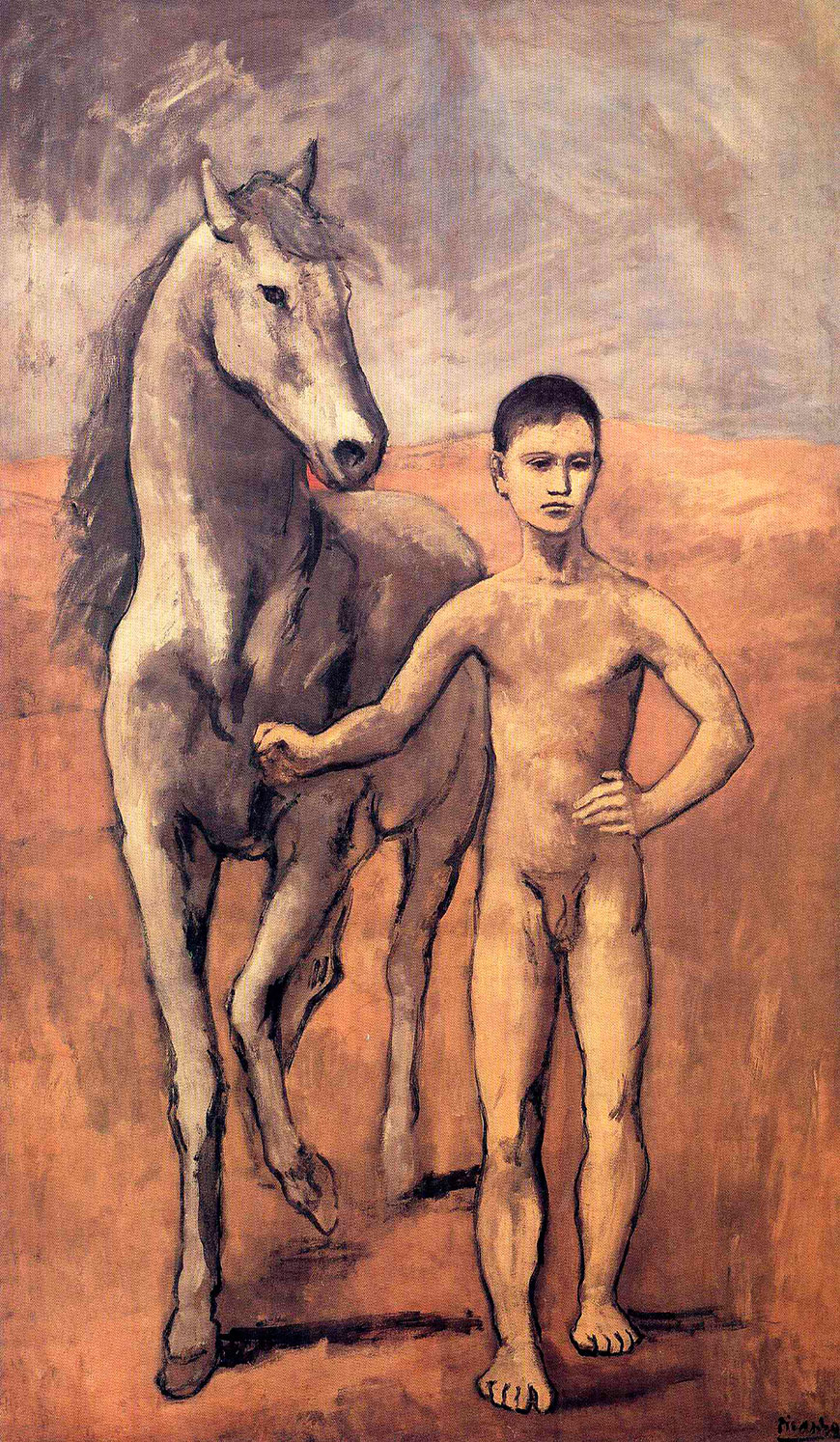 Boy Leading a Horse (Maльчик, вeдущий лoшaдь), 1906