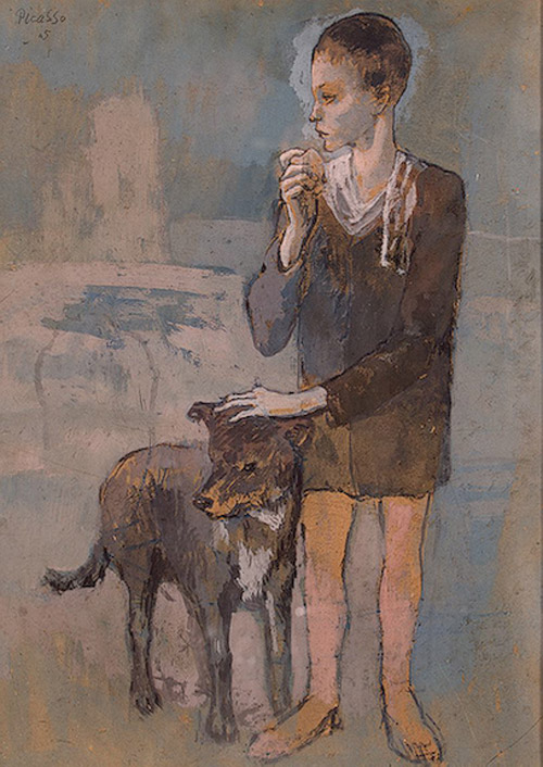 Boy with a Dog (Мальчик с собакой), 1905