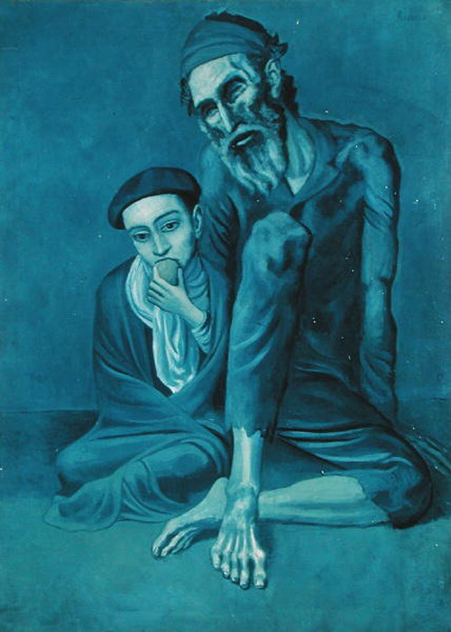 Old Jew and a Boy or Beggar with a Boy (Старый еврей и мальчик или Нищий с мальчиком), 1903