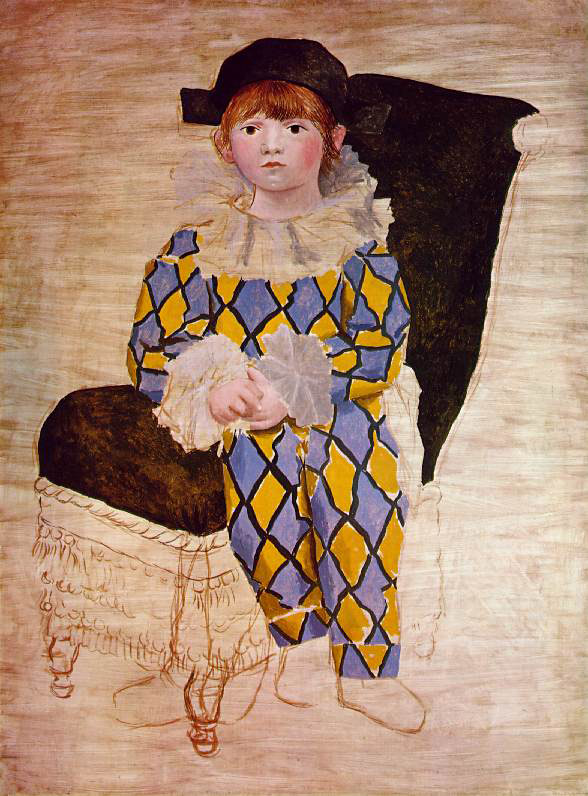 Paul en arlequin (Поль в качестве Арлекина), 1924