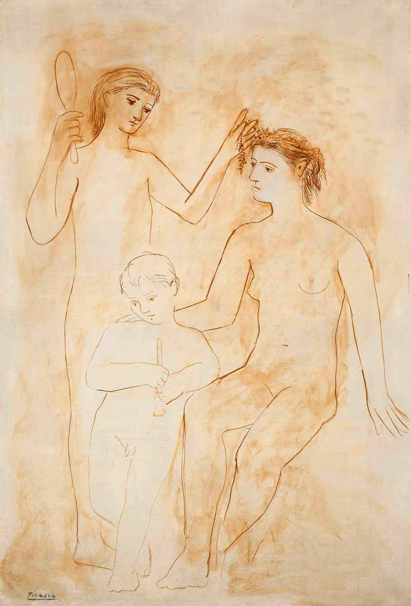 Deux femmes et enfant (Две женщины и ребёнок), 1922