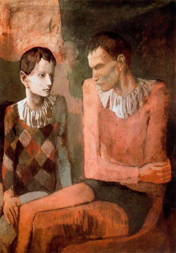 Acrobat and Young Harlequin (Акробат и юный Арлекин), 1905