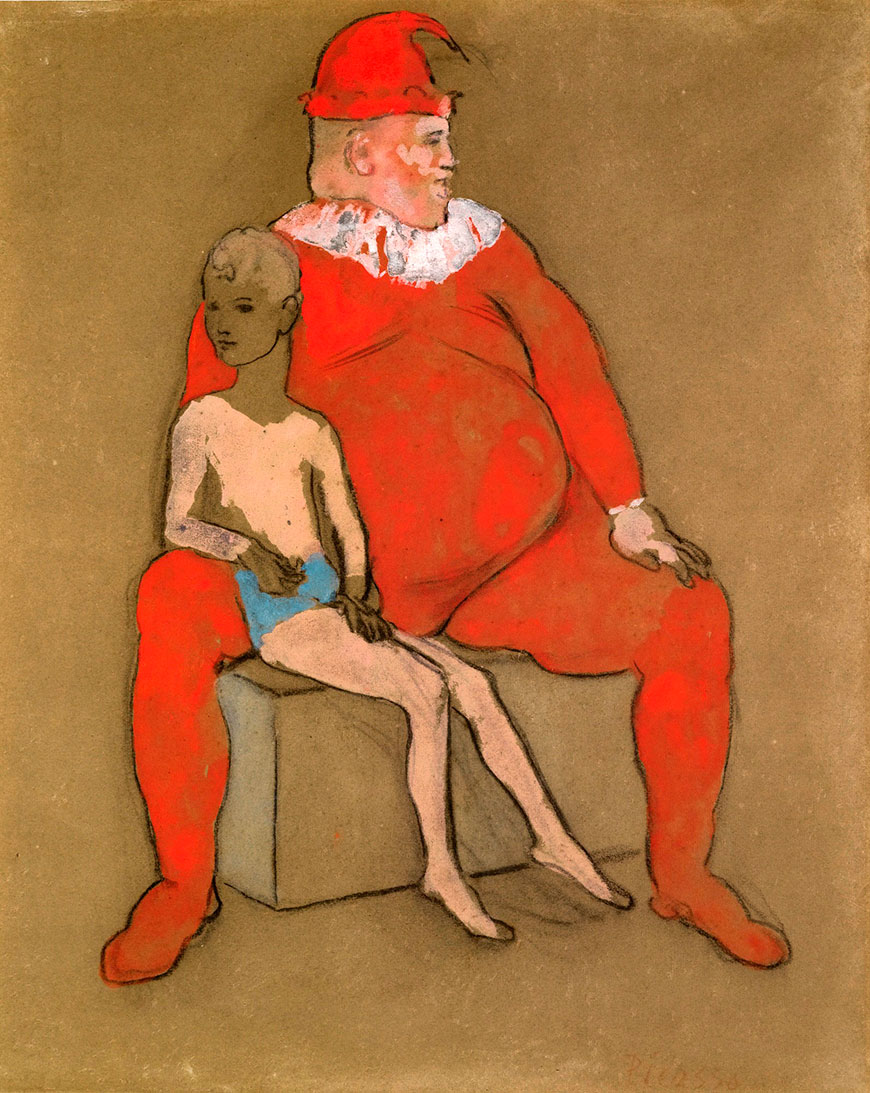 Bouffon et jeune acrobate (Клоун и юный акробат), 1905