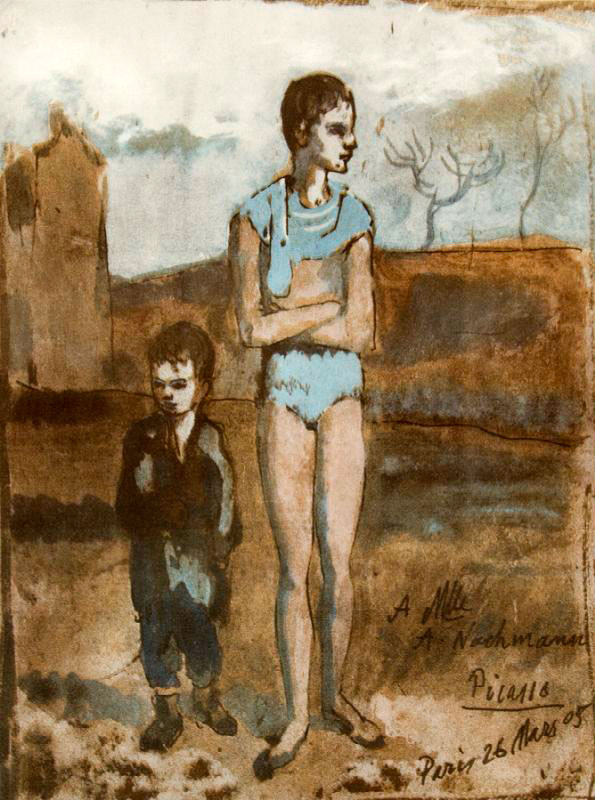 Harlequin and Boy (Арлекин и мальчик), 1946